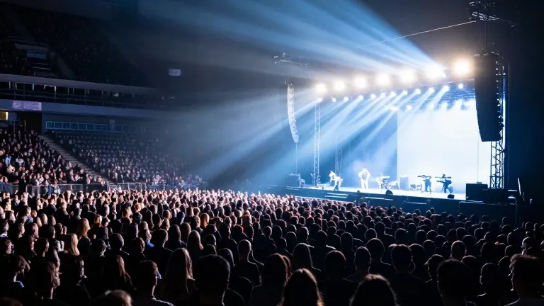 Illustration for: Macklemore plays sold-out benefit in Dublin